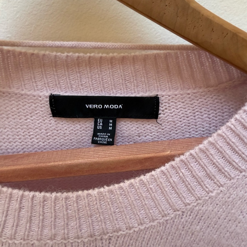 Floral Patterned Sweater - Pink and Orange - Picture 2 of 3